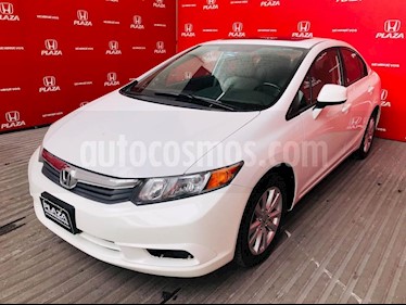 Foto venta Auto usado Honda Civic EX 1.8L Aut (2012) color Blanco precio $189,500