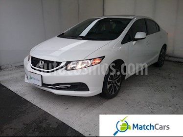 Foto venta Carro usado Honda Civic EX L SR 1.8L Aut (2013) color Blanco / Gris precio $50.990.000