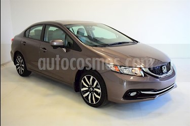 Foto venta Auto Seminuevo Honda Civic EXL 1.8L Aut NAVI (2015) color Cafe precio $158,600
