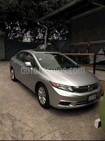 foto Honda Civic LX 1.7L Aut usado (2012) color Gris precio $136,000