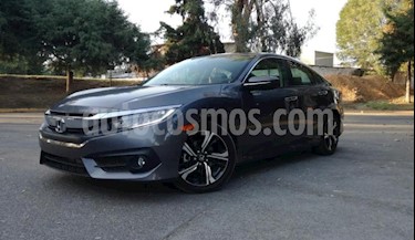 Honda Civic 4P TOURING CVT 1.5T 174 HP PIEL QC SPOILER F. NIE usado (2018) color Gris precio $400,900
