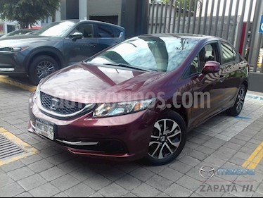 foto Honda Civic EX 1.8L usado (2013) color Rojo Camelia precio $160,000