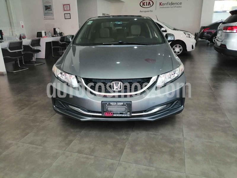 foto Honda Civic EX Aut usado (2013) color Gris precio $170,000