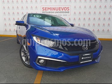 Honda Civic Turbo Plus Aut usado (2019) color Azul Deportivo precio $370,000