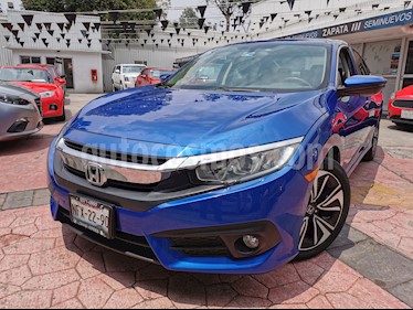 Honda Civic Turbo Plus Aut usado (2016) color Azul precio $250,000