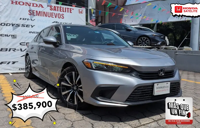 Foto Honda Civic i-Style usado (2022) color plateado precio $395,000