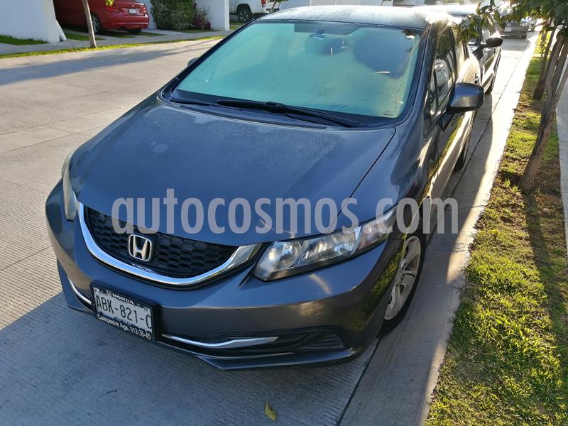 foto Honda Civic LX 1.8L Aut usado (2013) color Antracita precio $155,000