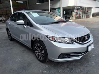 Honda Civic 4P EXL SEDAN TA QC PIEL GPS RA-16 usado (2015) color Plata precio $203,000