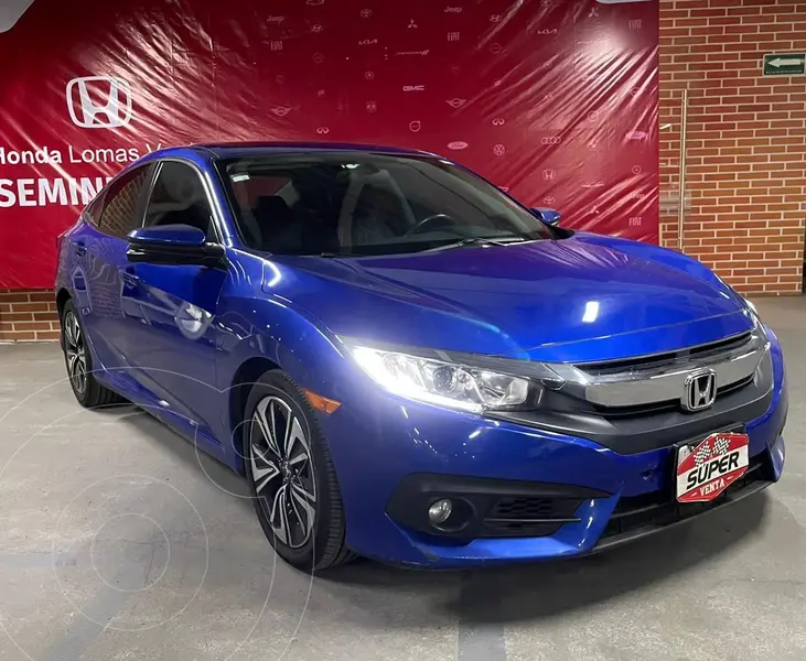 Foto Honda Civic Turbo Plus Aut usado (2018) color Azul precio $374,000
