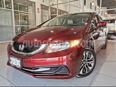 Honda Civic EX usado (2014) color Rojo Camelia precio $160,000