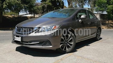 Honda Civic 4P EXL SEDAN TA QC PANTALLA PIEL RA-16 usado (2013) color Gris precio $178,000