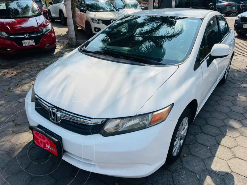 Foto Honda Civic LX 1.8L Aut usado (2012) color Blanco precio $157,000