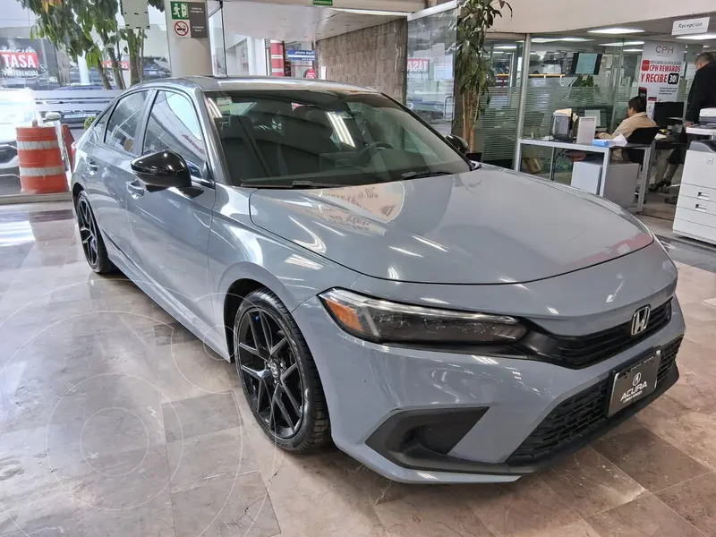 Foto Honda Civic Sport usado (2023) color Azul Acero financiado en mensualidades(enganche $191,862 mensualidades desde $8,073)