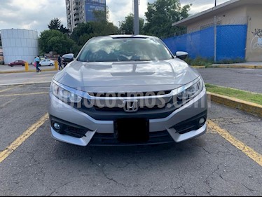 Honda Civic Turbo Plus Aut usado (2016) color Plata Diamante precio $305,000