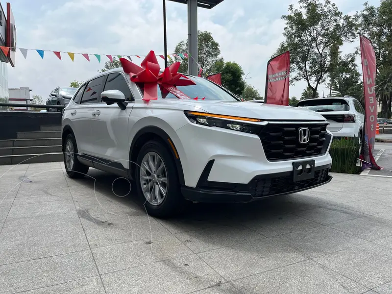 Foto Honda CR-V Turbo Plus usado (2023) color Blanco financiado en mensualidades(enganche $254,980 mensualidades desde $10,728)