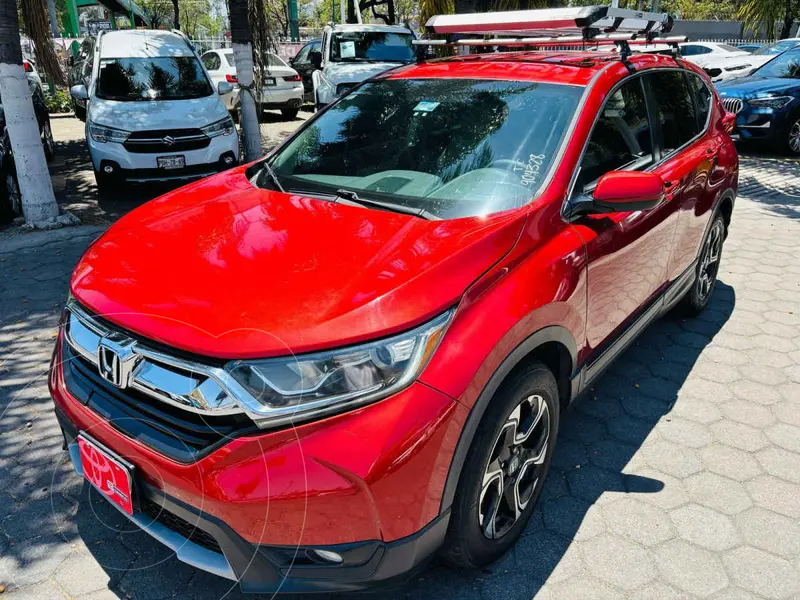 Foto Honda CR-V Turbo Plus usado (2018) color Rojo precio $337,000