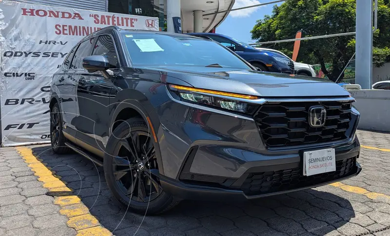Foto Honda CR-V Touring usado (2023) color Gris financiado en mensualidades(enganche $294,000 mensualidades desde $12,927)