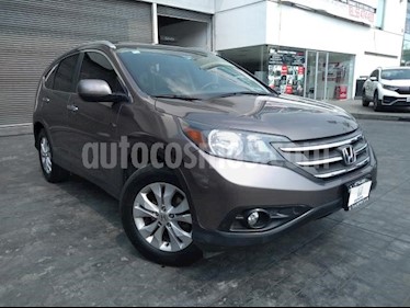 Honda CR-V 5P EXL TA A/AC. AUT. QC PIEL DVD GPS RA usado (2014) color Gris precio $258,000
