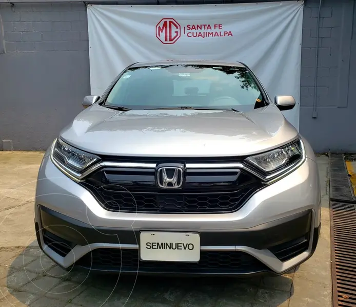 Foto Honda CR-V Turbo usado (2021) color plateado precio $405,000