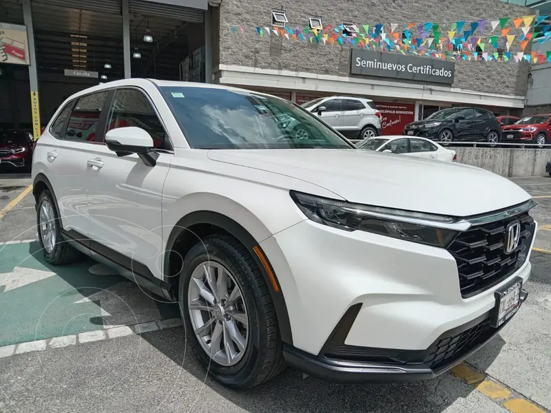 Foto Honda CR-V Turbo Plus usado (2024) color Blanco financiado en mensualidades(enganche $254,955 mensualidades desde $13,705)
