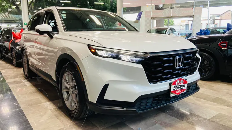Foto Honda CR-V Turbo Plus usado (2023) color Blanco financiado en mensualidades(enganche $234,632 mensualidades desde $12,613)