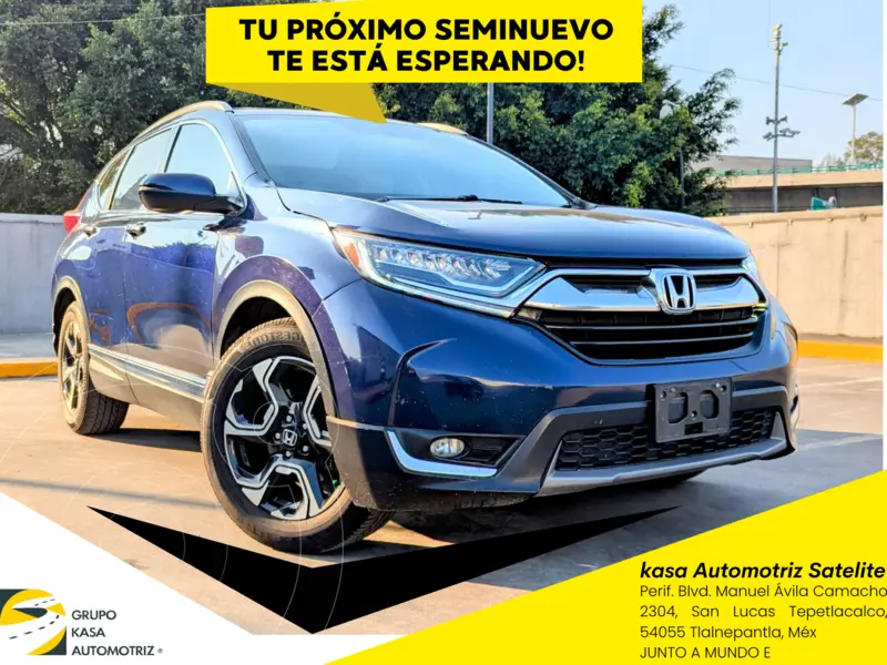 Foto Honda CR-V Touring usado (2019) color Azul precio $397,000