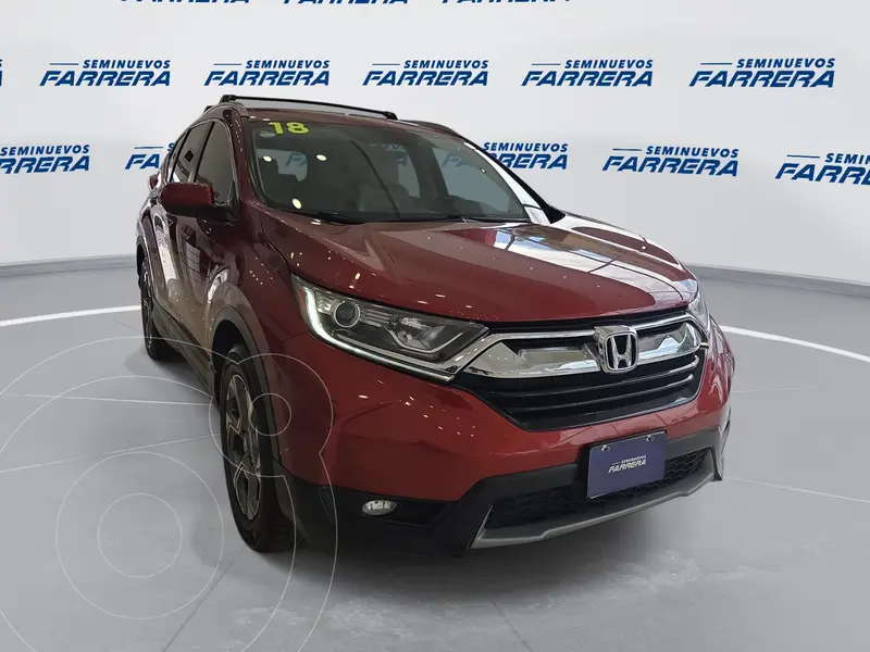Foto Honda CR-V Turbo Plus usado (2018) color Rojo precio $310,000