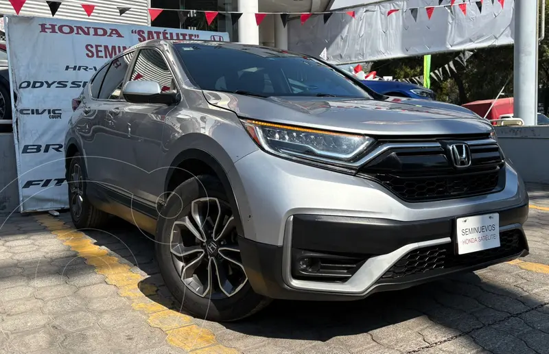 Foto Honda CR-V Turbo Plus usado (2020) color plateado precio $395,000