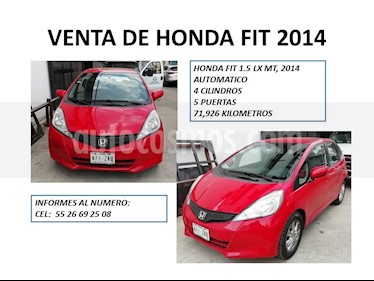 Foto venta Auto usado Honda Fit LX 1.5L Aut (2014) color Rojo precio $132,000