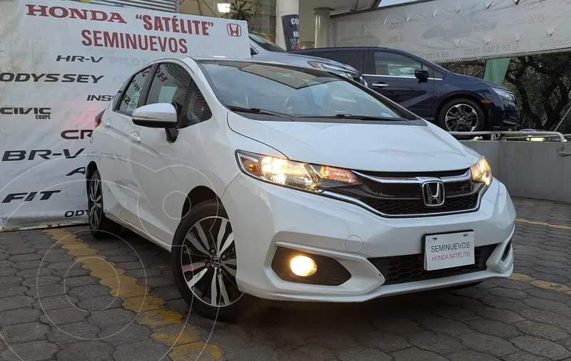 Foto Honda Fit Hit 1.5L Aut usado (2019) color Blanco precio $263,000
