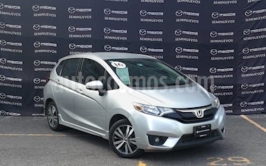 foto Honda Fit Hit 1.5L Aut usado (2016) color Plata Diamante precio $197,000