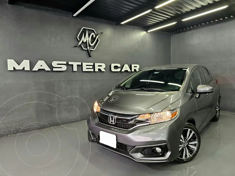 Foto Honda Fit Hit 1.5L Aut usado (2018) color Gris Oscuro precio $228,000