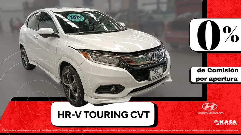 Foto Honda HR-V Touring Aut usado (2020) color Blanco precio $345,000