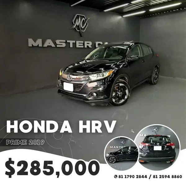 Foto Honda HR-V Prime Aut usado (2019) color Negro precio $285,000