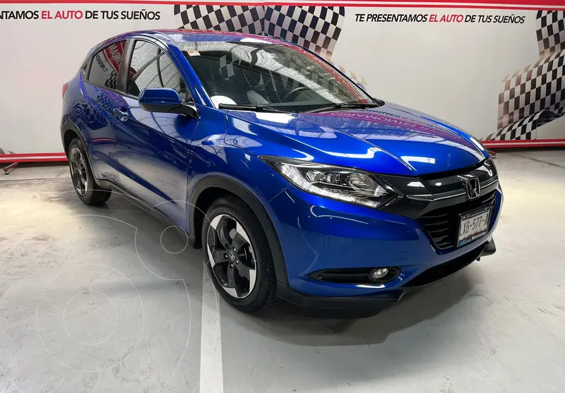 Foto Honda HR-V Touring Aut usado (2018) color Azul Electrico financiado en mensualidades(enganche $37,500 mensualidades desde $10,633)