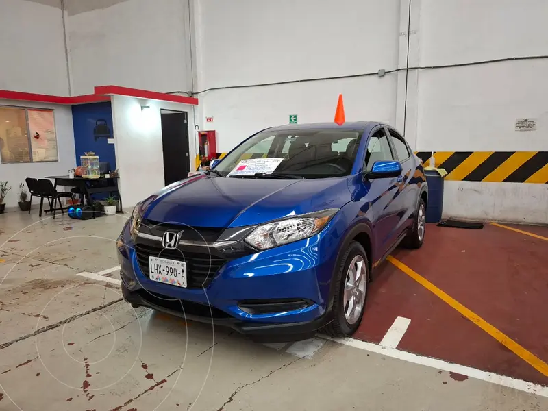 Foto Honda HR-V Uniq Aut usado (2018) color Azul financiado en mensualidades(enganche $84,500 mensualidades desde $6,850)