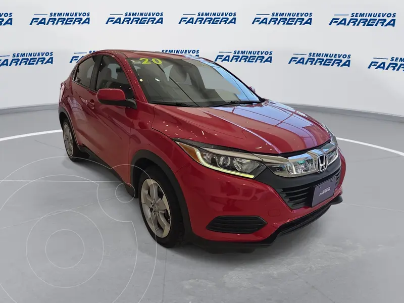 Foto Honda HR-V Uniq usado (2020) color Rojo financiado en mensualidades(enganche $78,175 mensualidades desde $6,484)
