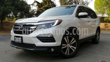 Honda Pilot 5P TOURING TA A/AC. AUT. QCP PIEL MP3 DVD GPS 4X4 usado (2016) color Blanco precio $385,000
