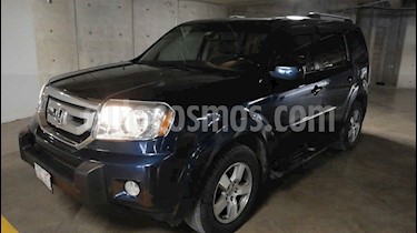 Honda Pilot 5p EXL aut 4x4 a/a ee piel usado (2011) color Azul precio $185,000