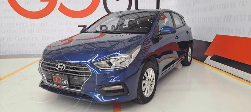 Foto Hyundai Accent Sedan GL Mid usado (2019) color HYAZULAZUL precio $199,000