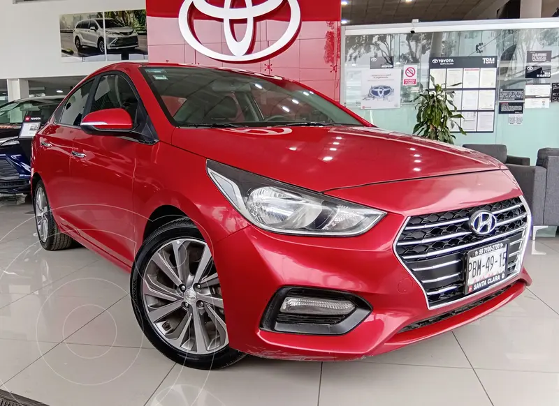 Foto Hyundai Accent Sedan GLS Aut usado (2021) color Rojo financiado en mensualidades(enganche $112,024 mensualidades desde $4,813)