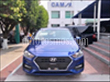 Foto venta Auto usado Hyundai Accent GL Mid (2018) color Azul Electrico precio $215,900