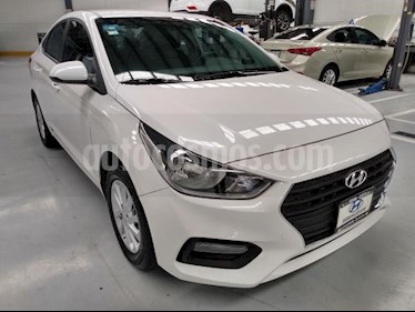 Hyundai Accent 4P GL MID 1.6L TM6 A/AC. VE DEL. CAMARA REVERSA R usado (2018) color Blanco precio $197,000