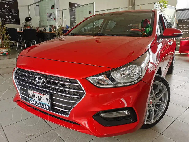 Foto Hyundai Accent HB GLS Aut usado (2018) color Rojo precio $275,000