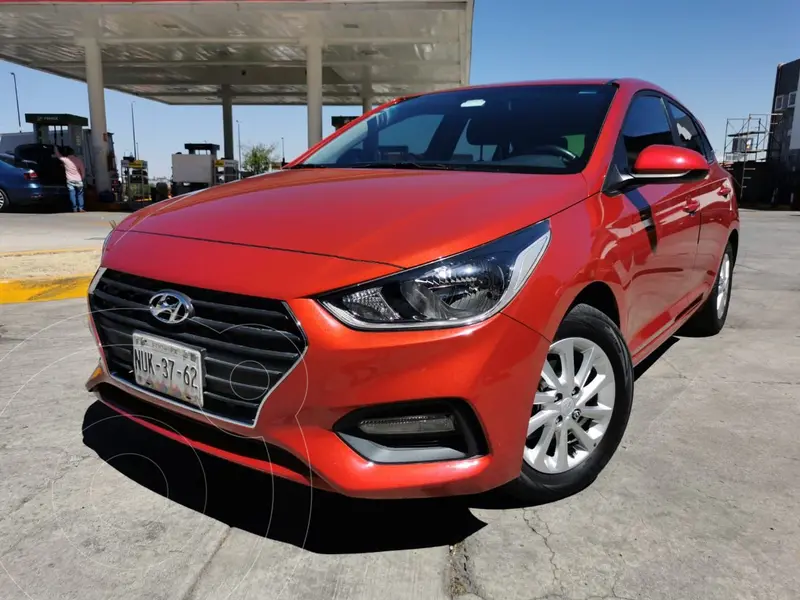 Foto Hyundai Accent HB GL Mid usado (2020) color Rojo financiado en mensualidades(enganche $67,500 mensualidades desde $6,750)