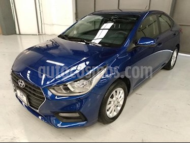Hyundai Accent 4P GL MID 1.6L AT A/AC. VE DEL. CAMARA REVERSA RA usado (2019) color Azul precio $240,000