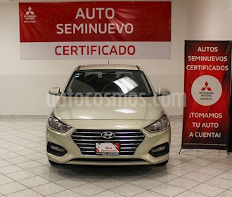 Hyundai Accent GLS Aut usado (2018) color Champagne precio $219,000