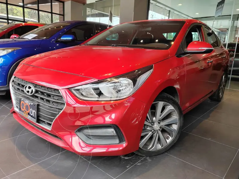 Foto Hyundai Accent HB GLS Aut usado (2019) color Rojo financiado en mensualidades(enganche $71,250 mensualidades desde $4,132)