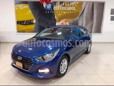 foto Hyundai Accent 4p GL Mid L4/1.6 Aut usado (2018) color Azul precio $233,900