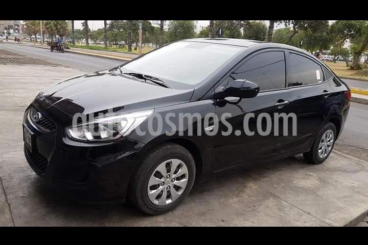 Hyundai Accent 1.4L GL Basico usado (2017) color Negro precio u$s10,600